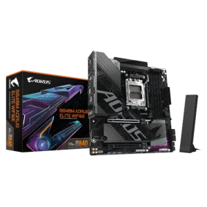 Gigabyte B840M Aorus Elite WiFi - 4x DDR5, 2x M.2, AM5, mATX