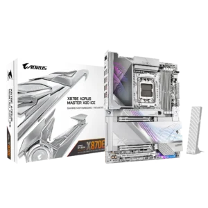 Gigabyte X870E Aorus Master X3D ICE WiFi - 4x DDR5, 5x M.2, AM5, ATX