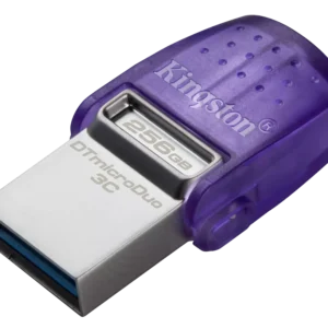 Kingston DataTraveler microDuo 3C 256GB USB3.2 Gen1 Type-A+C Flash Drive