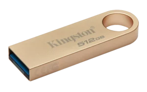 Kingston DataTraveler SE9 G3 512GB USB3.2 Gen1 Type-A Flash Drive - Gold
