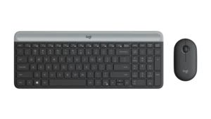 Logitech MK470 Wireless Keyboard and Mouse - Black