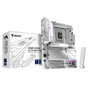 Gigabyte B860 Aorus Elite ICE WiFi - 4x DDR5, 3x M.2, LGA1851, ATX