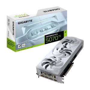 Gigabyte RTX 5070 Ti Eagle OC ICE 16GB GDDR7 Graphics Card - White