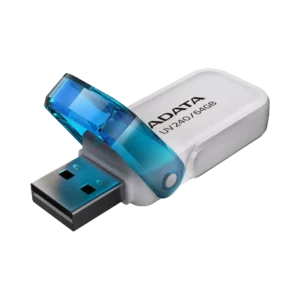 Adata UV240 64GB USB2.0 Type-A Flash Drive - White