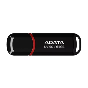 Adata UV150 64GB USB3.2 Gen1 Type-A Flash Drive - Black