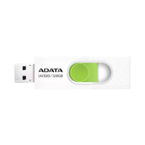 Adata UV320 128GB USB3.2 Gen1 Type-A Flash Drive - White