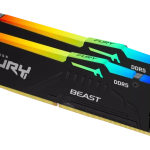 Kingston Fury Beast RGB - 8GB x2 (16GB) , DDR5-5600MT/s , CL36 , Black