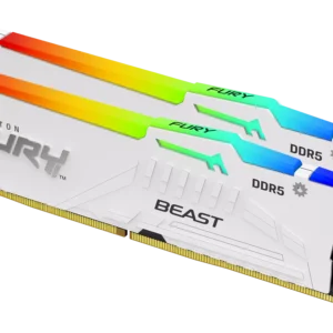 Kingston Fury Beast RGB - 8GB x2 (16GB), DDR5-5200MT/s, CL40, White
