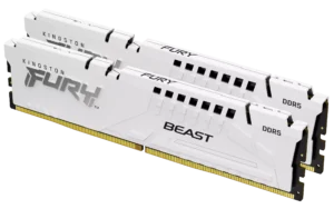 Kingston Fury Beast - 32GB x2 (64GB) , DDR5-5200MT/s , CL36 , White