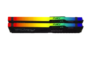 Kingston Fury Beast RGB - 32GB x2 (64GB) , DDR5-6000MT/s , CL36 , Black