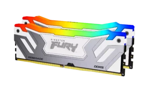 Kingston Fury Renegade RGB - 16GB x2 (32GB) , DDR5-7200MT/s , CL38 , White