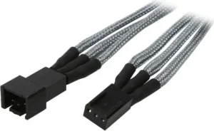 BitFenix Alchemy 30cm 3-pin fan extension cable silver