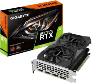 Gigabyte GeForce RTX 3050 WINDFORCE OC 6G graphics card