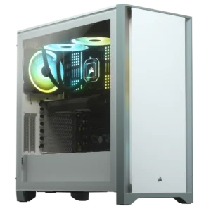 Corsair 4000D Wh+Temper glas