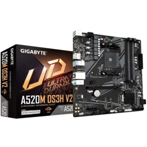 Gigabyte A520M DS3H V2 Micro-ATX AM4 Motherboard