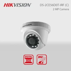 Hikvision DS-2CE56D0T-IRF 2MP 1080p IR Turret CCTV Camera