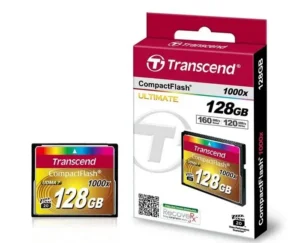 Transcend 128GB CompactFlash 1000x TS128GCF1000 memory card
