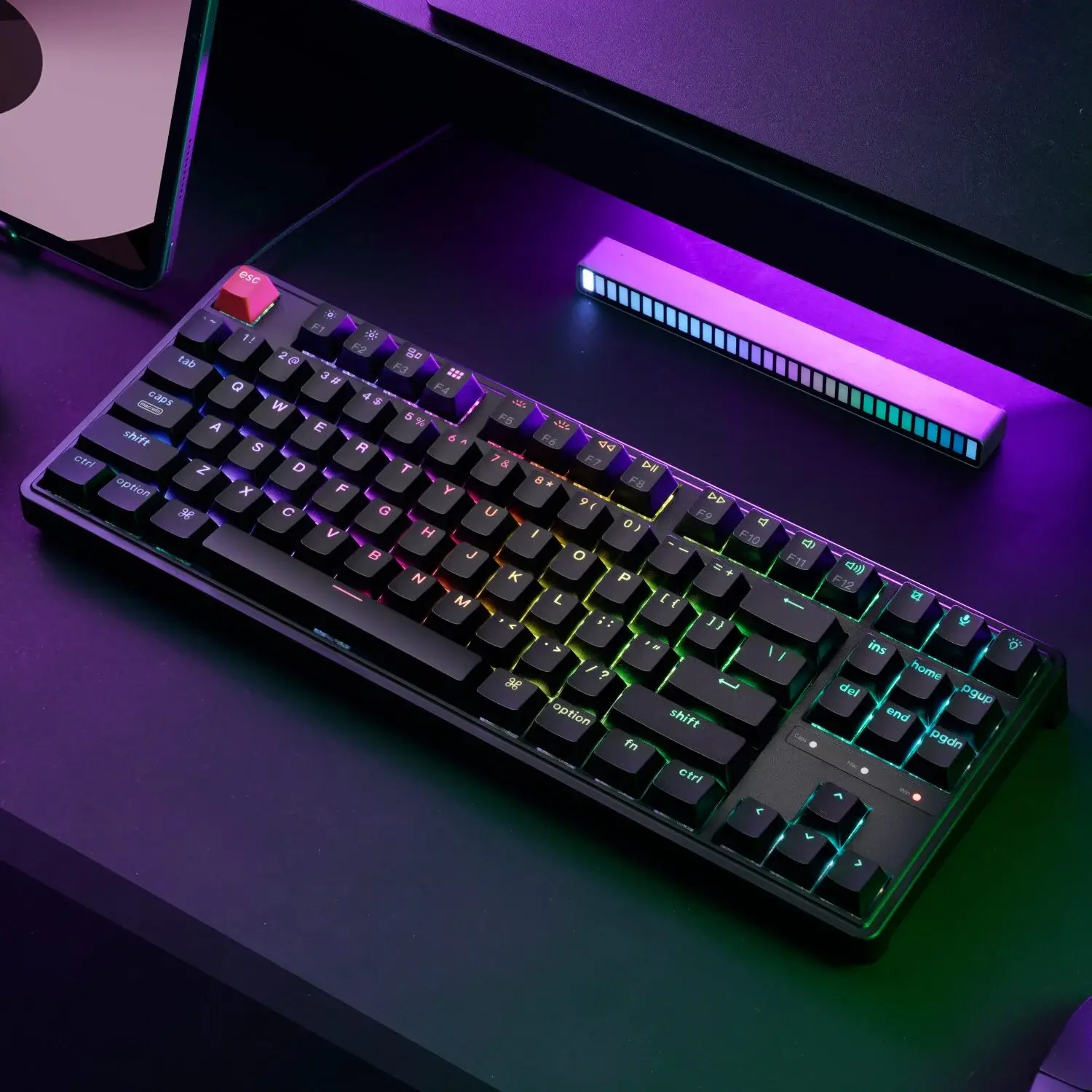 Keychron C3 Pro 80% 8K Super Banana Switch Hot-swappable RGB Wired Custom Mechanical Keyboard