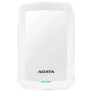 ADATA HV300 1TB USB 3.2 External Hard Drive - White