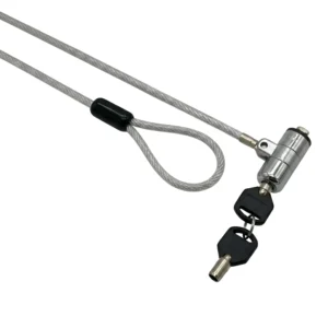 GIZZU 1.8m T-Bar Laptop Cable Lock Master Key Compatible