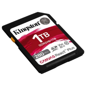 Kingston Canvas React Plus 1TB SDXC UHS-II V60 Memory Card