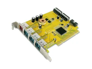 SUNIX PUB1300P powered USB PCI add-on card