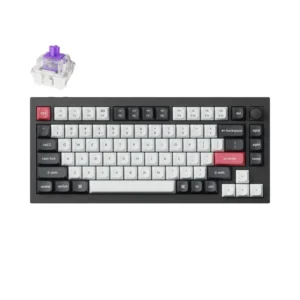 Keychron Q1H-M1 QMK Wireless Custom Keyboard - Black