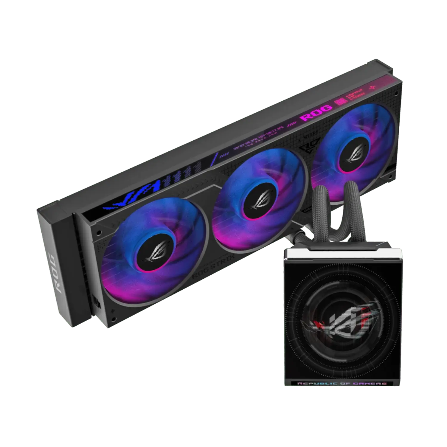 ASUS ROG Strix SLC IV 360 ARGB LCD Liquid CPU Cooler - Black