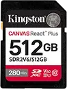Kingston Canvas React Plus V60 512GB SDXC UHS-II Card