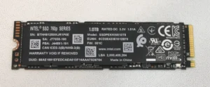 Intel SSD 760p Series 1TB NVMe M.2