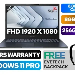 ASUS ExpertBook B2 B2502CBA 15.6-inch Core i5 8GB 256GB