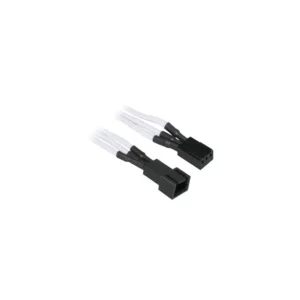 BitFenix Alchemy 30cm 3-Pin Fan Extension - White