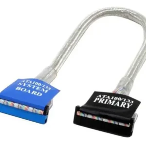 Vantec 10-inch Fluorescent Rounded ATA133 IDE Cable