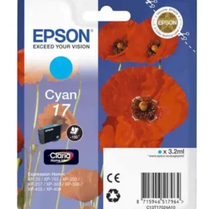 Epson 17 Cyan Claria Home Ink Cartridge - C13T17024A10