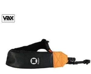 VAX Barcelona Verdi Black and Orange Camera Strap