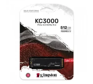 Kingston KC3000 512GB PCIe 4.0 NVMe M.2 SSD