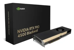 PNY NVIDIA RTX PRO 4500 Blackwell 32GB GDDR7 workstation graphics card