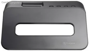 Choiix C-HL02-KP Mini Air-Through black notebook cooler with USB hub
