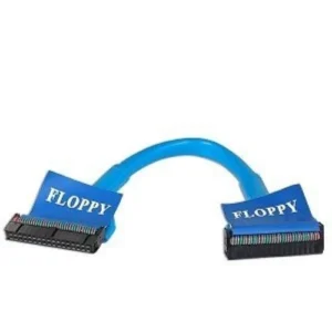 Vantec 45cm (18") Rounded FDD Cable - Blue