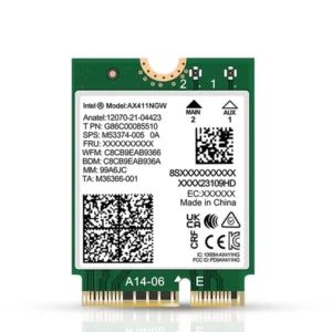 Intel Wifi6e AX411X m.2 key-e