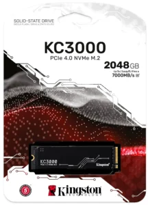 Kingston KC3000 2TB PCIe 4.0 NVMe M.2 SSD