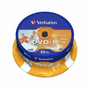 Verbatim 43538 DVD-R 16x Printable 25 Pack