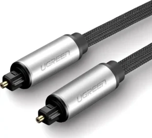 UGREEN AV108 Male to Male Toslink Optical Audio Cable 2m–Grey
