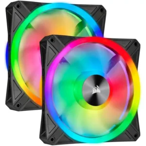 140mm Corsair QL RGBx2 + Hub