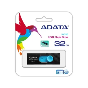 Adata UV320 32GB USB3.2 Gen1 Type-A Flash Drive - Black
