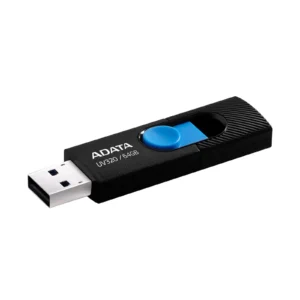 Adata UV320 64GB USB3.2 Gen1 Type-A Flash Drive - Black