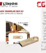 Kingston DataTraveler SE9 G3 128GB USB3.2 Gen1 Type-A Flash Drive - Gold