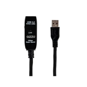 Gizzu USB 3.0 Active Extension Cable 5m - Black
