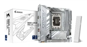 Gigabyte B860I Aorus Pro ICE WiFi - 2x DDR5, 2x M.2, LGA1851, mini-ITX