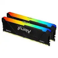 Kingston Fury Beast RGB - 64GB x1 (64GB) , DDR5-5600MT/s , CL36 , Black